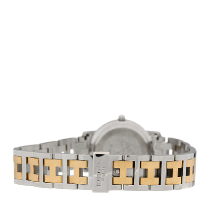 Hermes Stainless Steel 24mm Clipper Quartz Watch Gold 3 of 4
