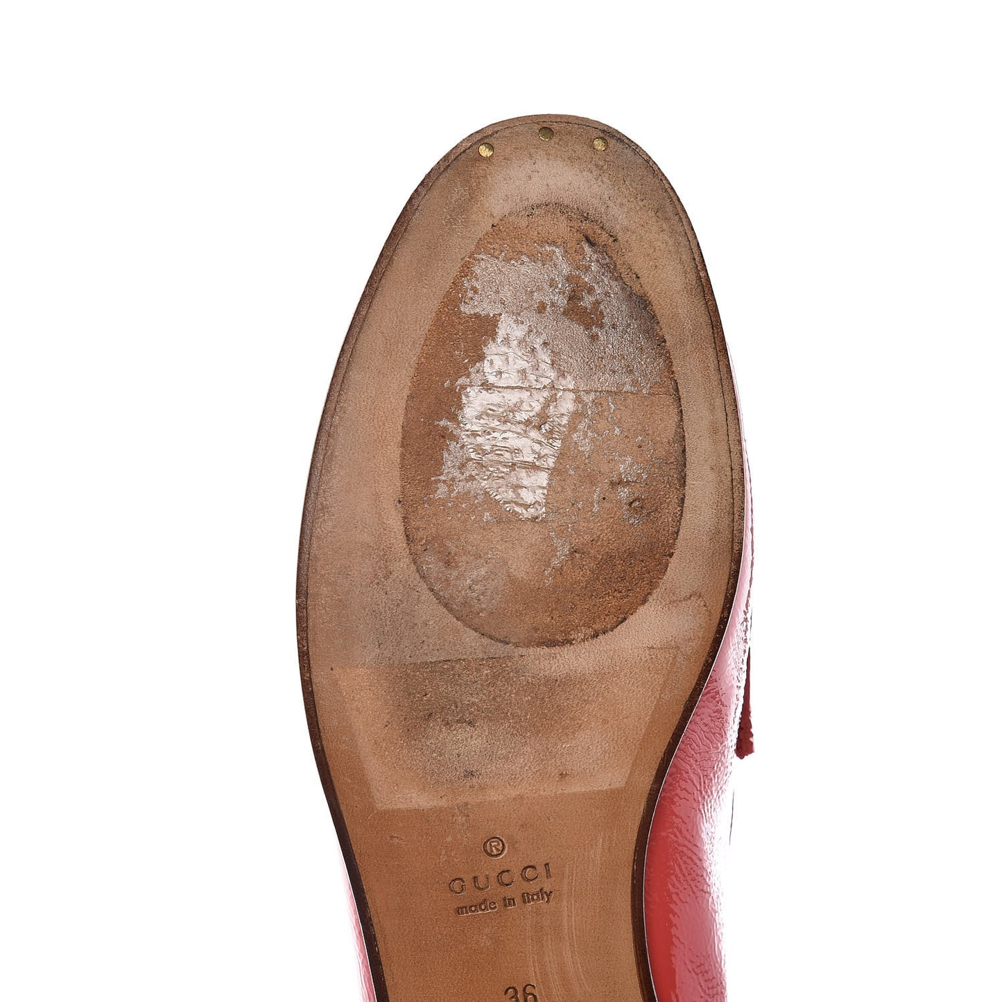 Patent Womens 1953 Horsebit Loafers 36 Coral
