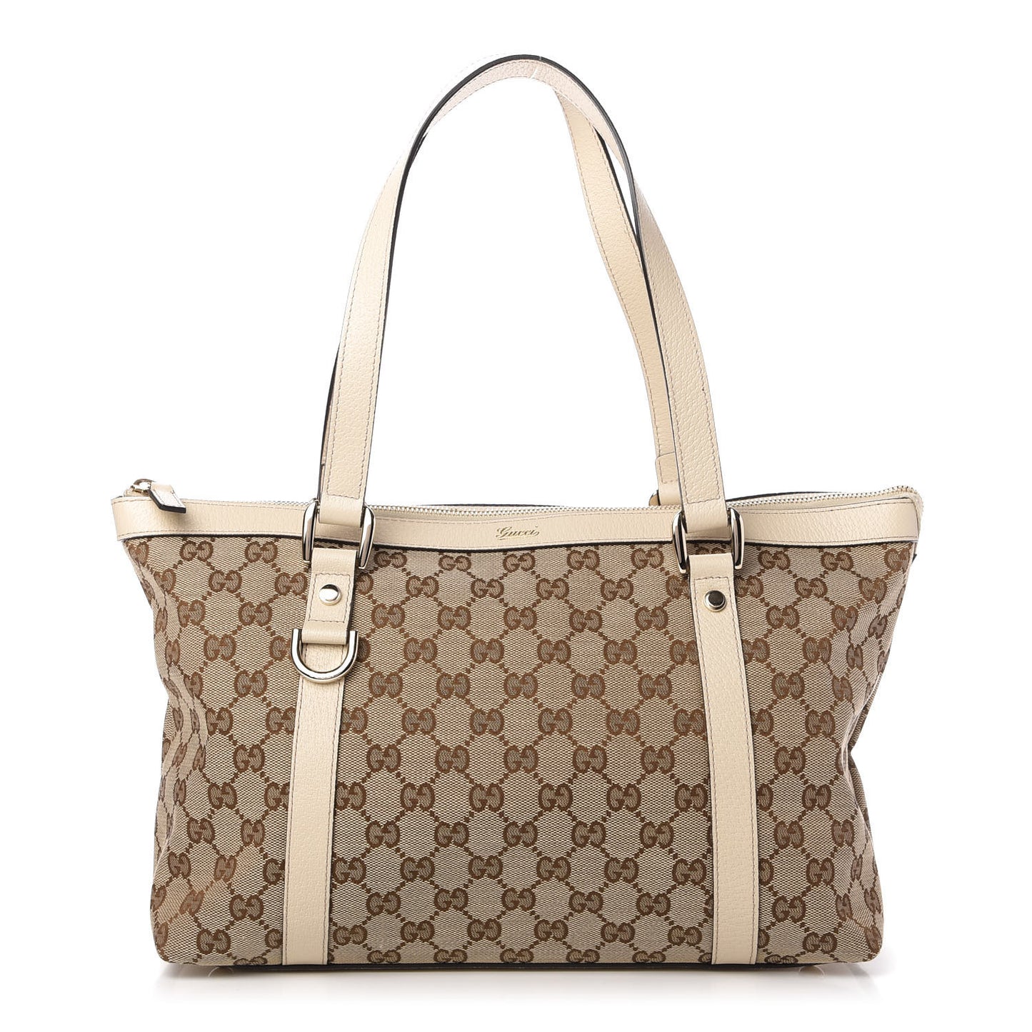 Monogram Medium Abbey Tote Off White