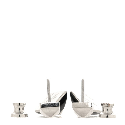 Hermes Palladium Medor Folk Earrings Noir 3 of 5
