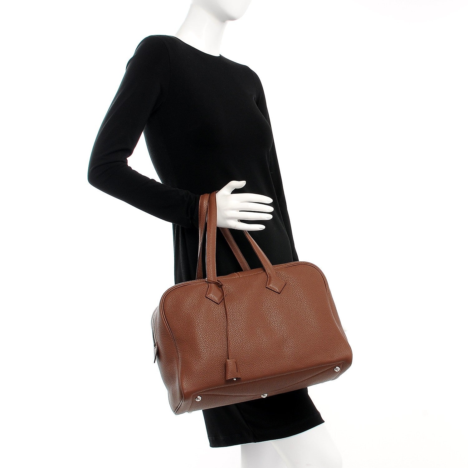 Hermes Taurillon Clemence Victoria II 35 Marron D'Inde 2 of 9