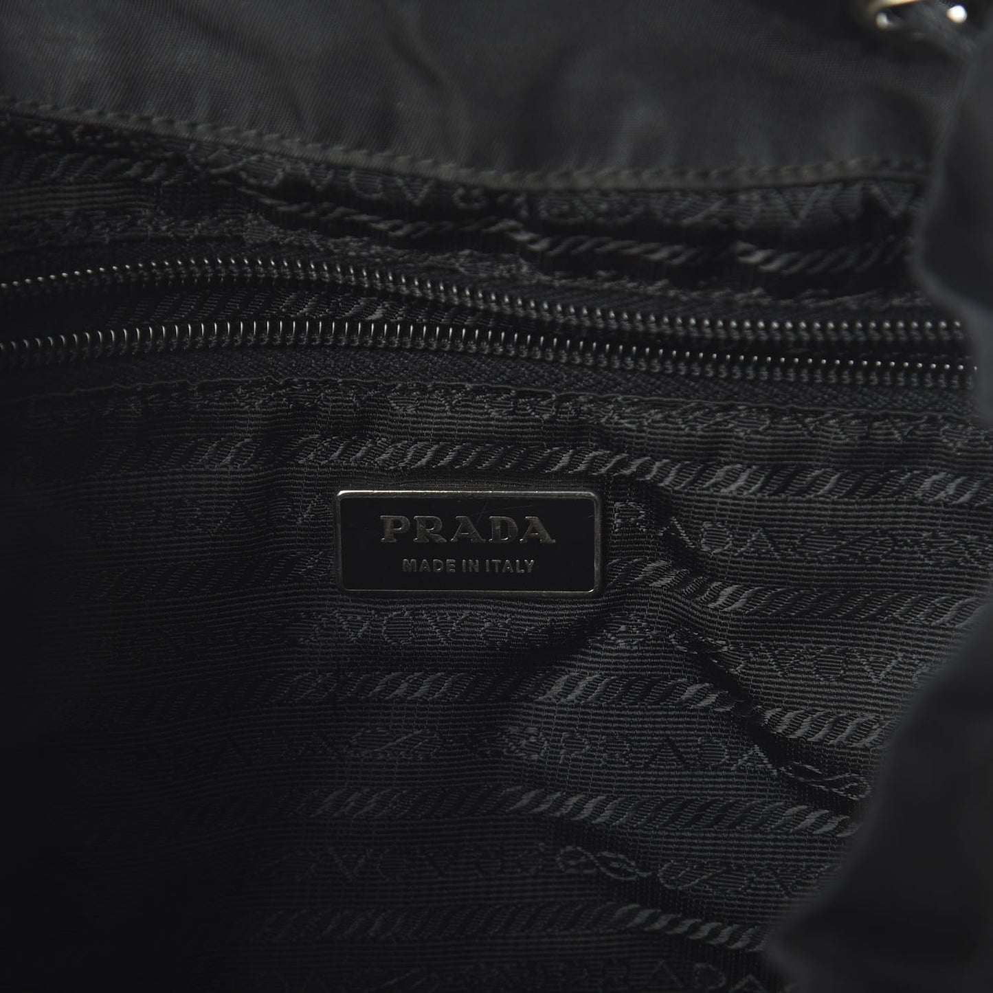 Nylon Vela Medium Backpack Black