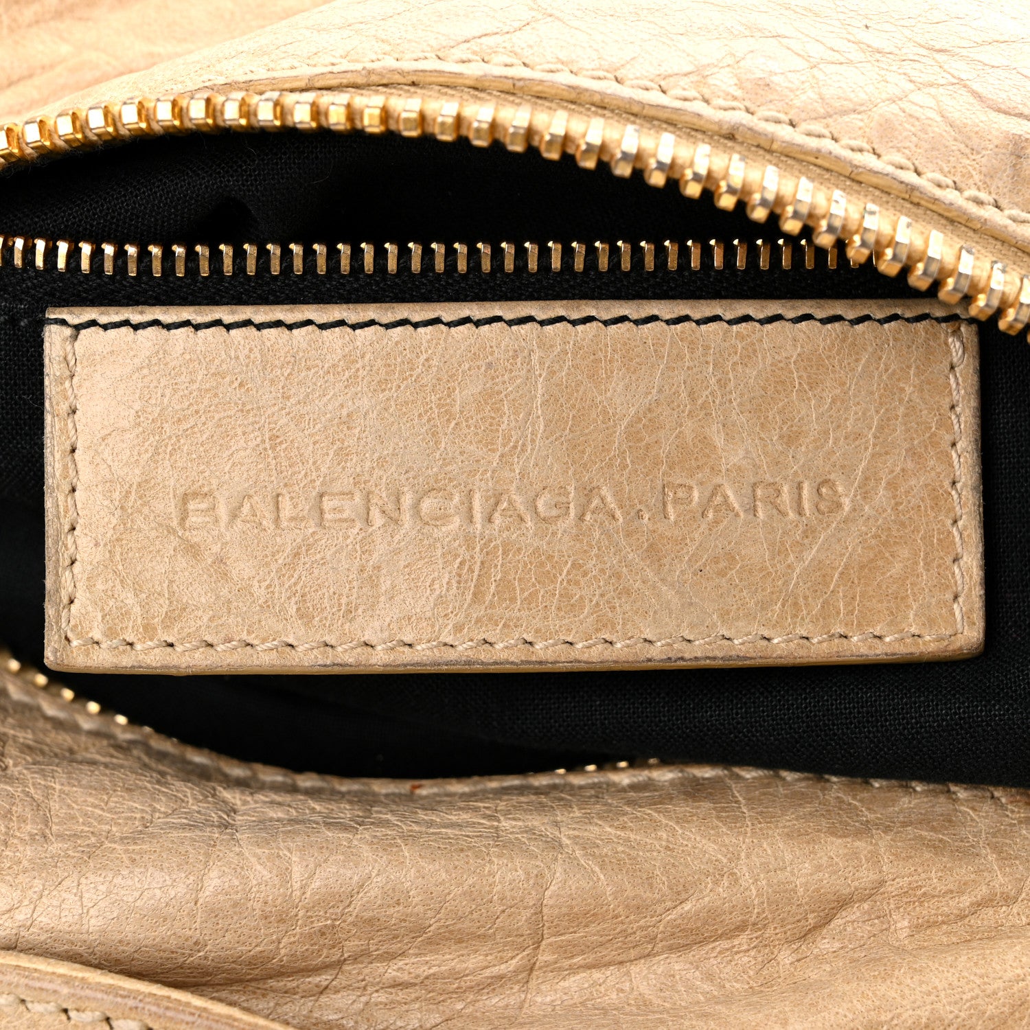 Balenciaga Agneau Giant 21 Gold Hardware Brief Praline 1940473