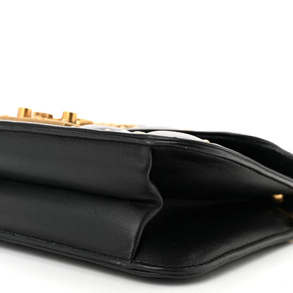Christian Dior Lambskin Cannage Studded Small Dioraddict Flap Bag Black 10 of 10