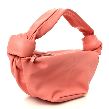 Bottega Veneta Calfskin Mini Double Knot Bag Peach 3 of 11
