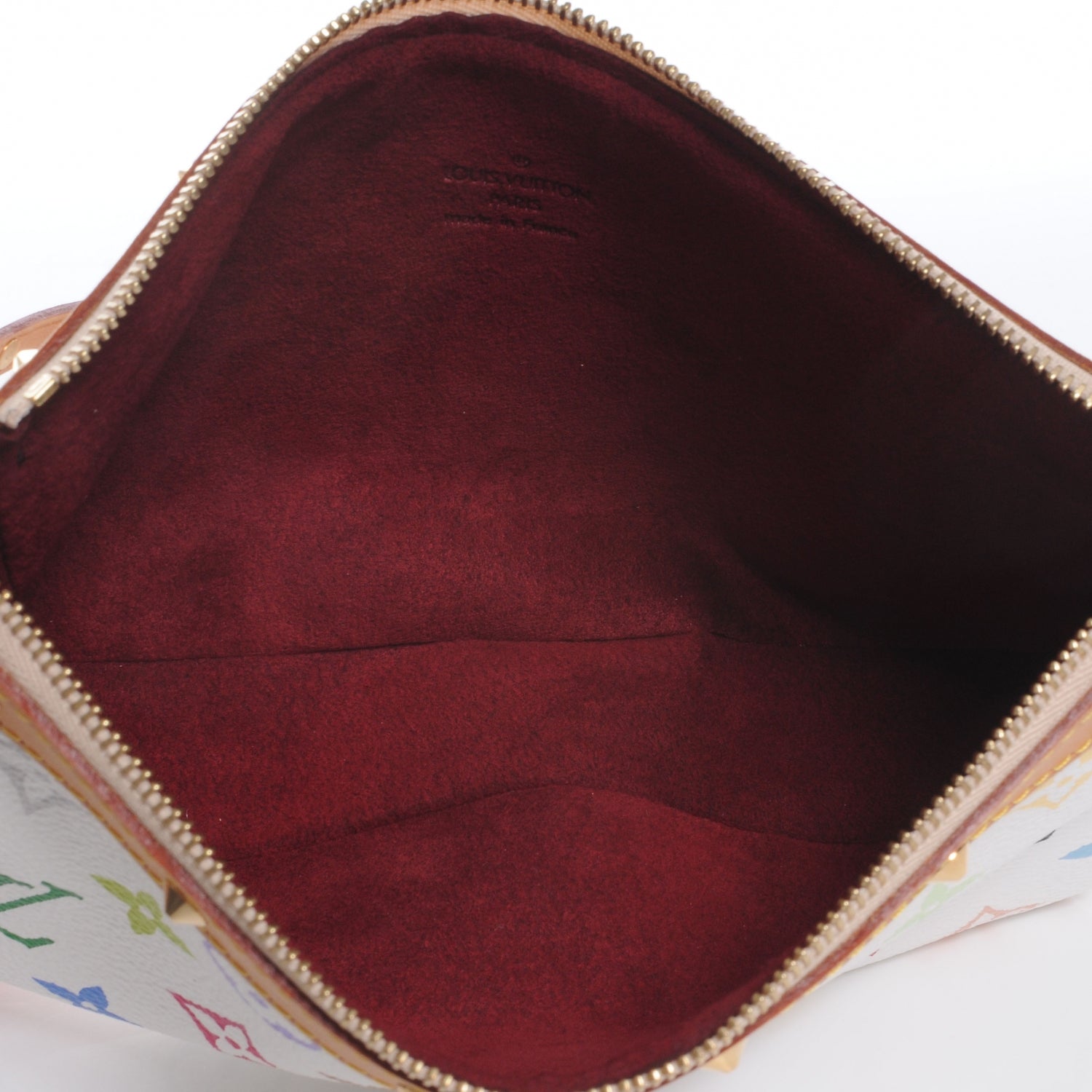 Louis Vuitton Monogram Multicolor Pochette Accessories White 5 of 8
