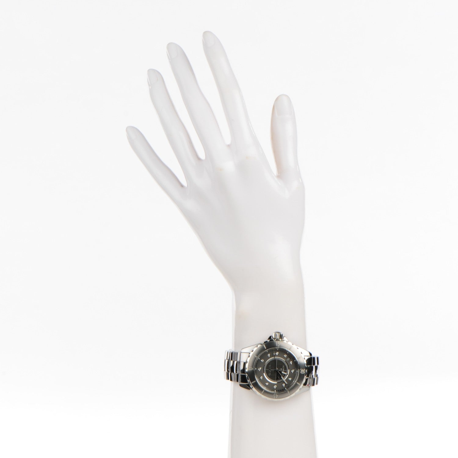 Chanel Titanium Ceramic Diamond 38mm J12 Automatic Watch 2 of 8
