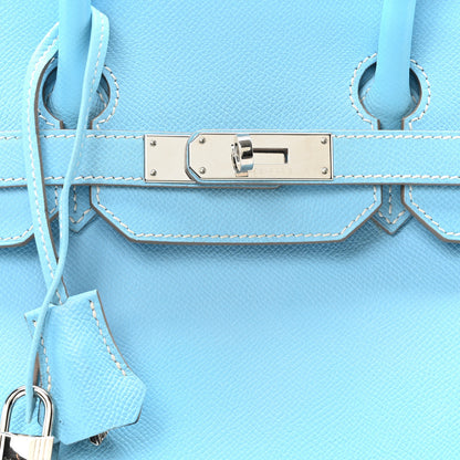 Hermes Epsom Candy Birkin 35 Celeste Mykonos 8 of 10