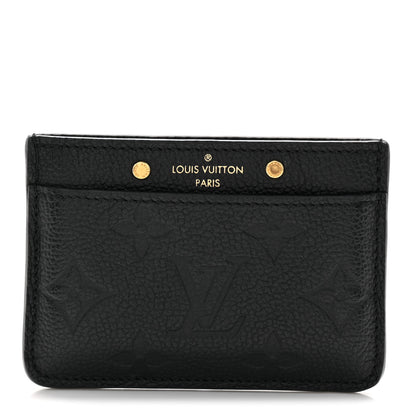 Louis Vuitton Empreinte Card Holder Black 1 of 6