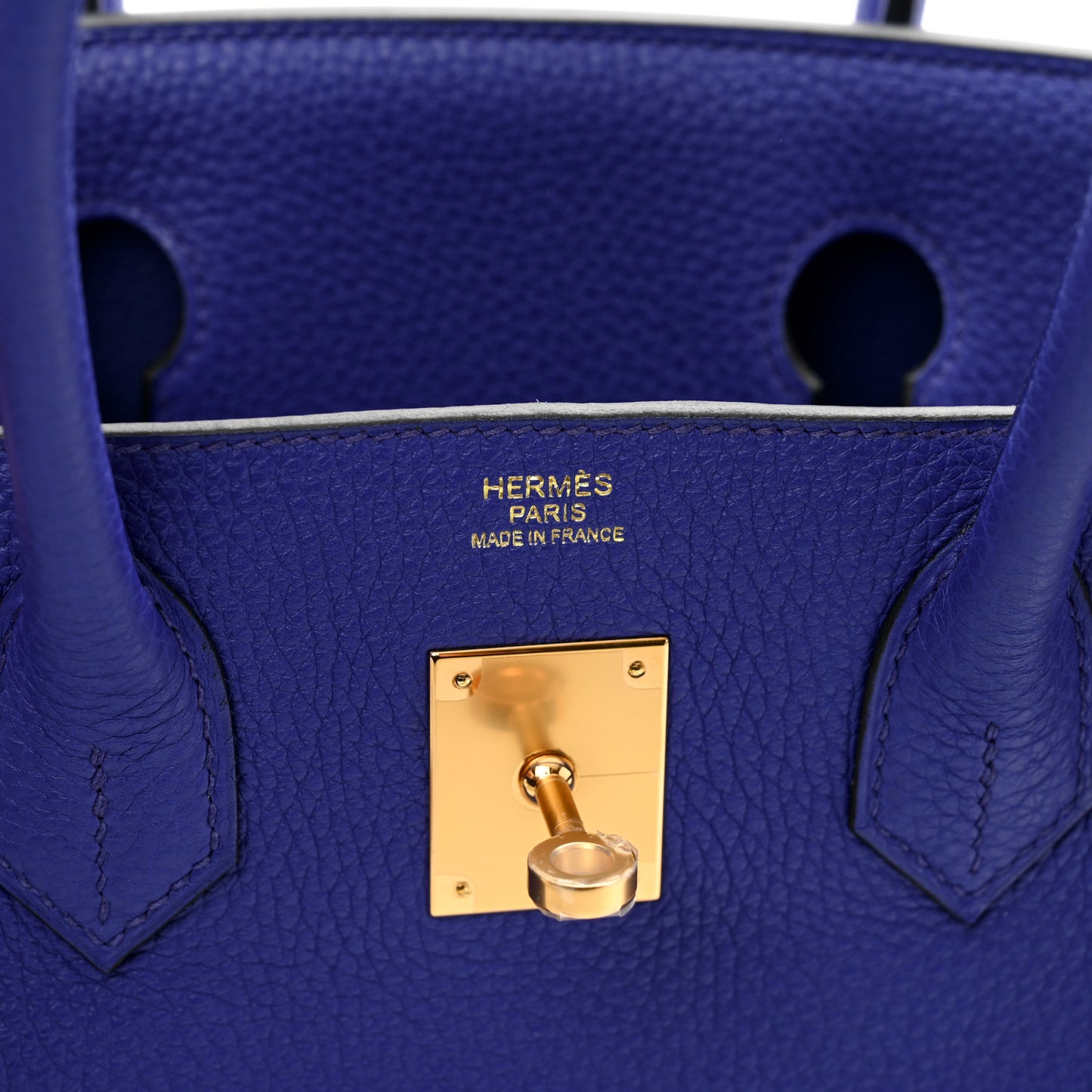 Togo Birkin 30 Bleu Electrique