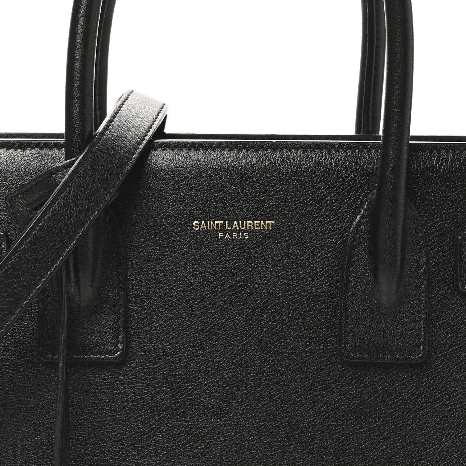 Saint Laurent Calfskin Baby Sac De Jour Black 9 of 11
