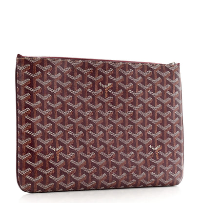 Goyard Goyardine Senat Pochette Burgundy 3 of 7