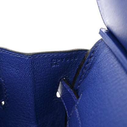 Hermes Epsom BIRKIN 30 Bleu Electrique 7 of 10
