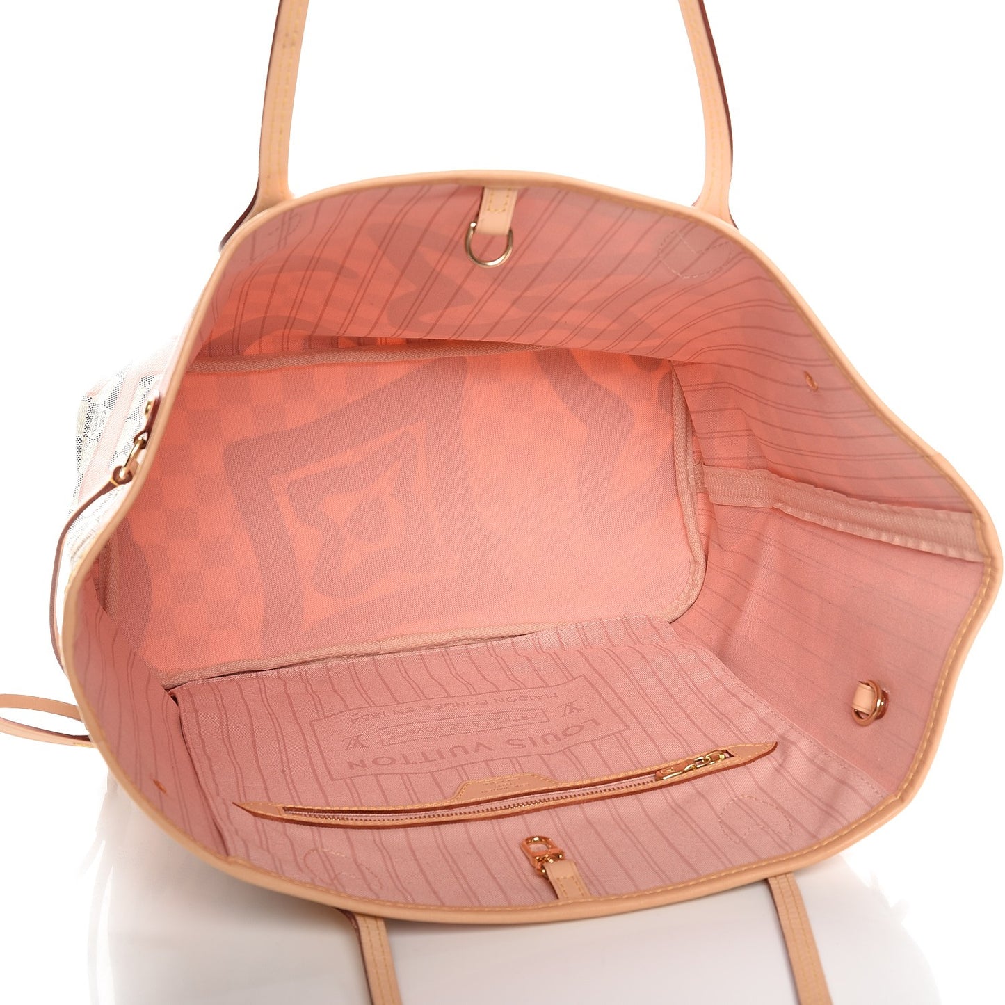 LOUIS VUITTON Damier Azur Tahitienne Neverfull MM