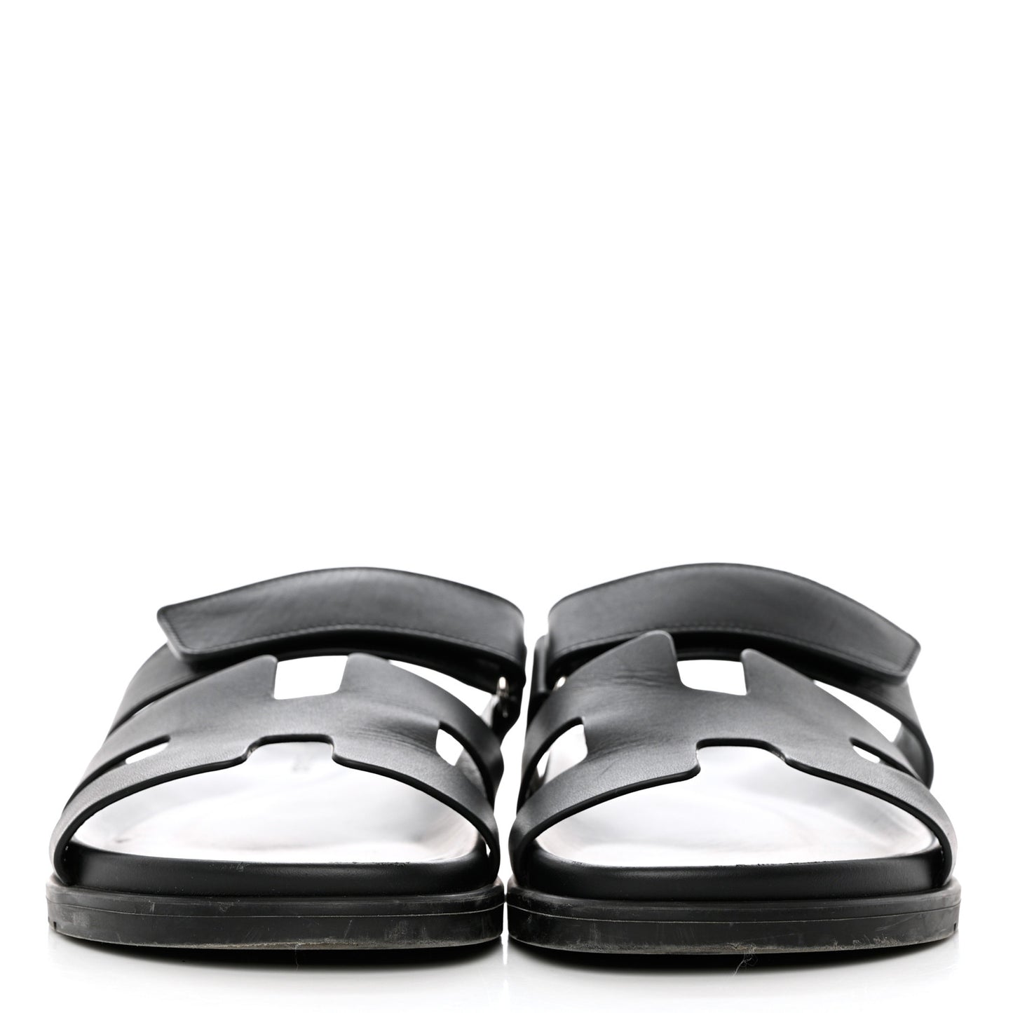 Calfskin Womens Chypre Sandals 40 Black