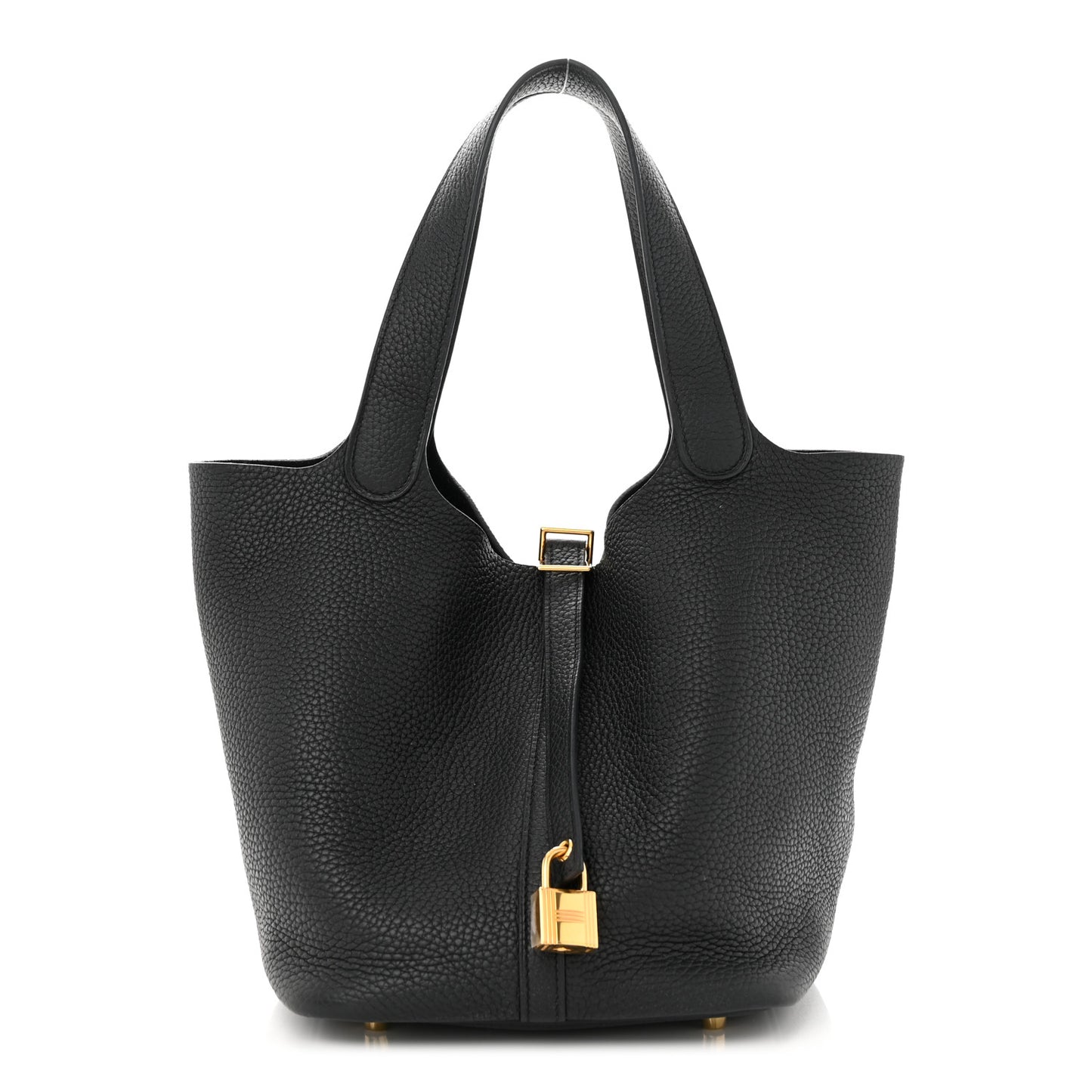 Taurillon Clemence Picotin Lock 22 MM Black