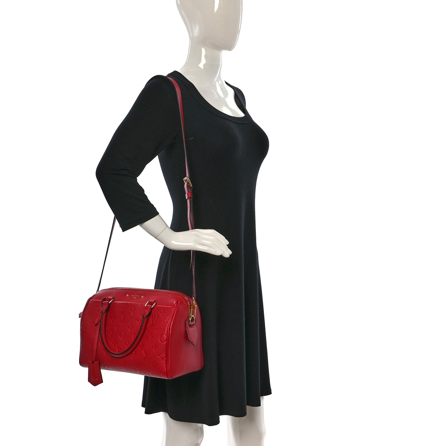 Louis Vuitton Empreinte Speedy Bandouliere 25 NM Cherry 2 of 8