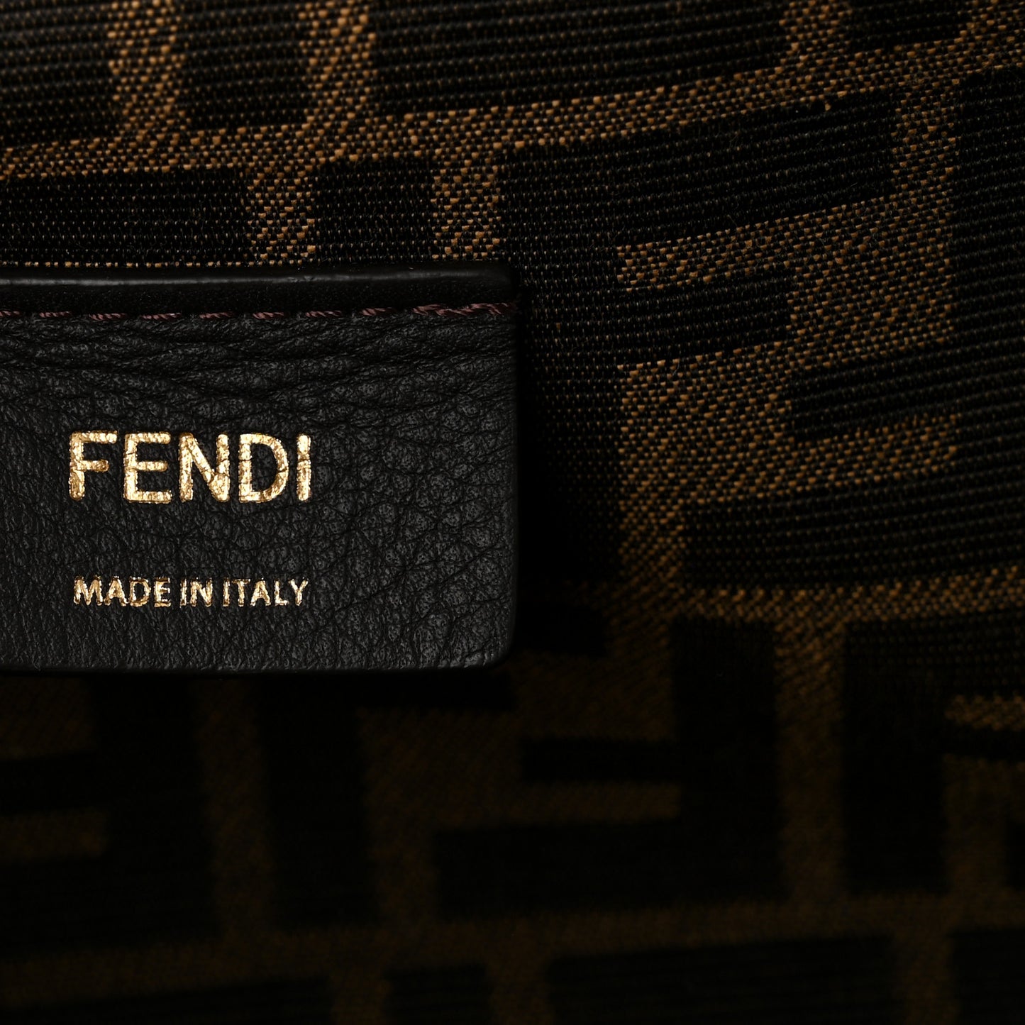 Fox Fur Shiny Nappa Small Fendi First Papavero