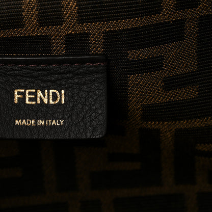 Fendi Fox Fur Shiny Nappa Small Fendi First Papavero 6 of 11