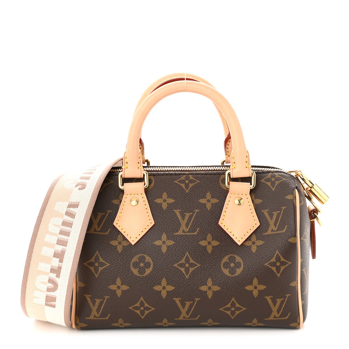 Monogram Speedy Bandouliere 20 Beige
