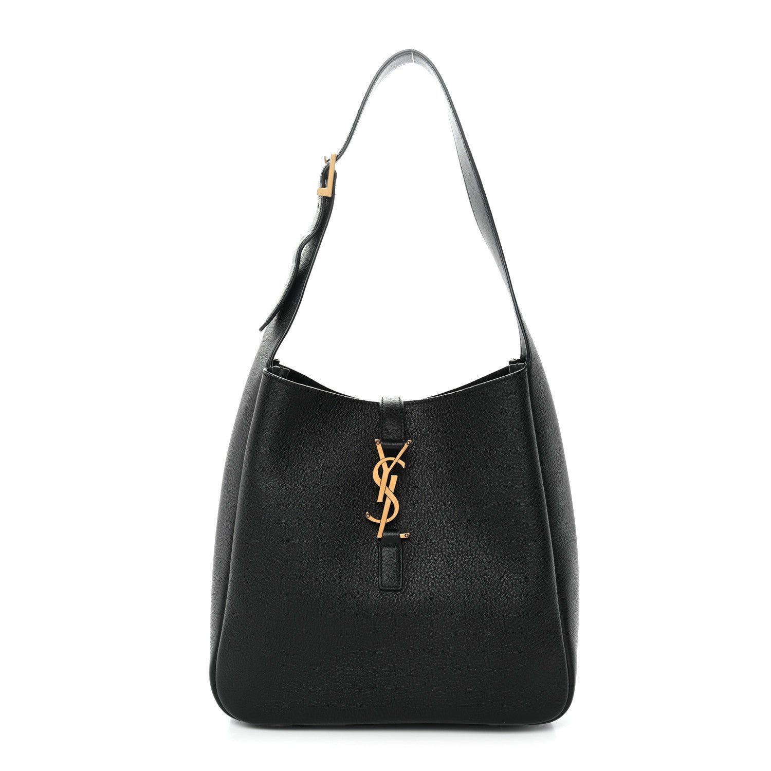 Saint Laurent Supple Calfskin Small Le 5 A 7 Soft Hobo Black 1 of 11