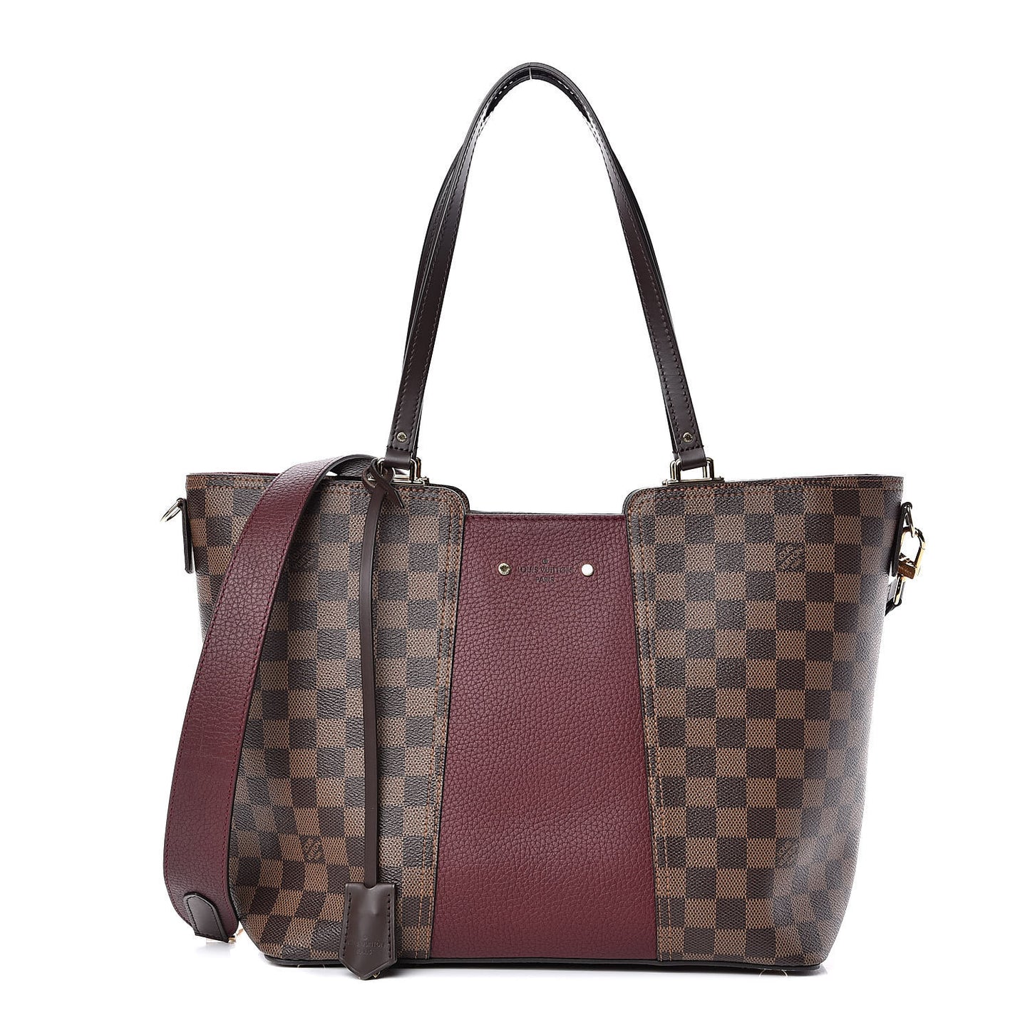 Damier Ebene Taurillon Jersey Bordeaux