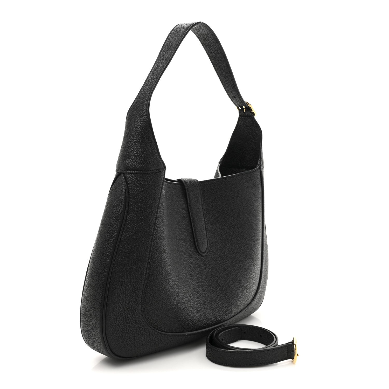 Gucci Grand Prix Calfskin Medium Jackie 1961 Shoulder Bag  Black 3 of 10