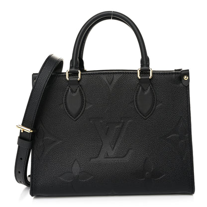 Louis Vuitton Empreinte Monogram Giant Onthego PM Black 1 of 9