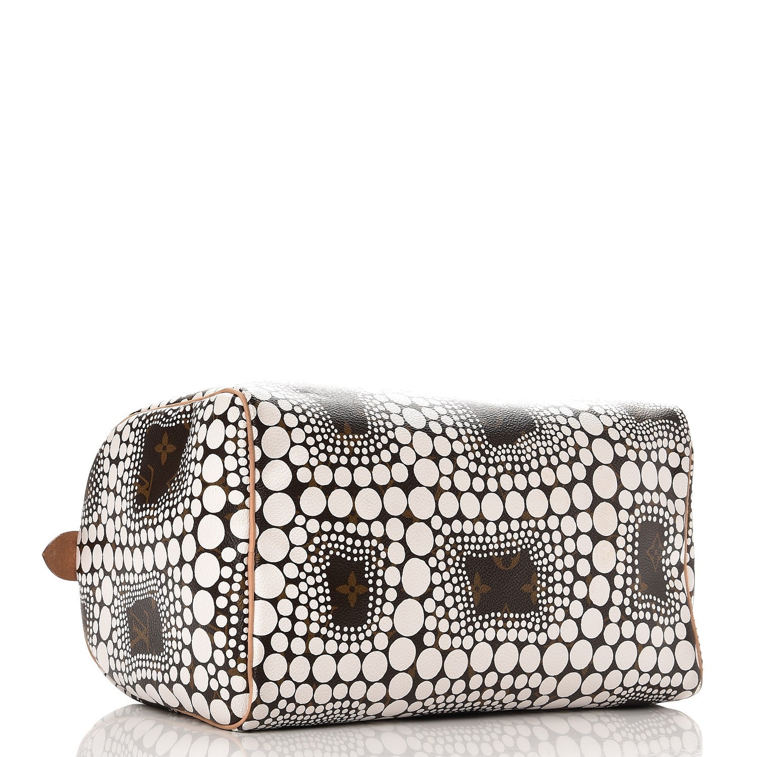 Louis Vuitton Monogram Kusama Town Speedy 30 White 4 of 11