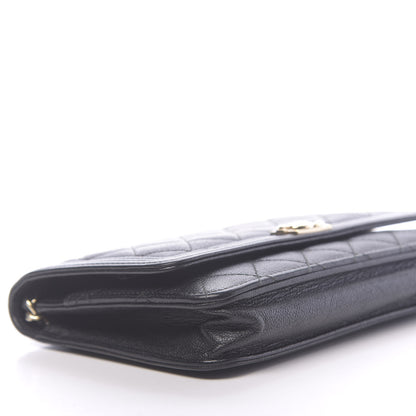 Chanel Caviar Quilted Boy Wallet On Chain WOC Black 9 of 14