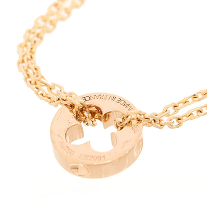 Louis Vuitton 18K Rose Gold Empreinte Chain Bracelet 5 of 5