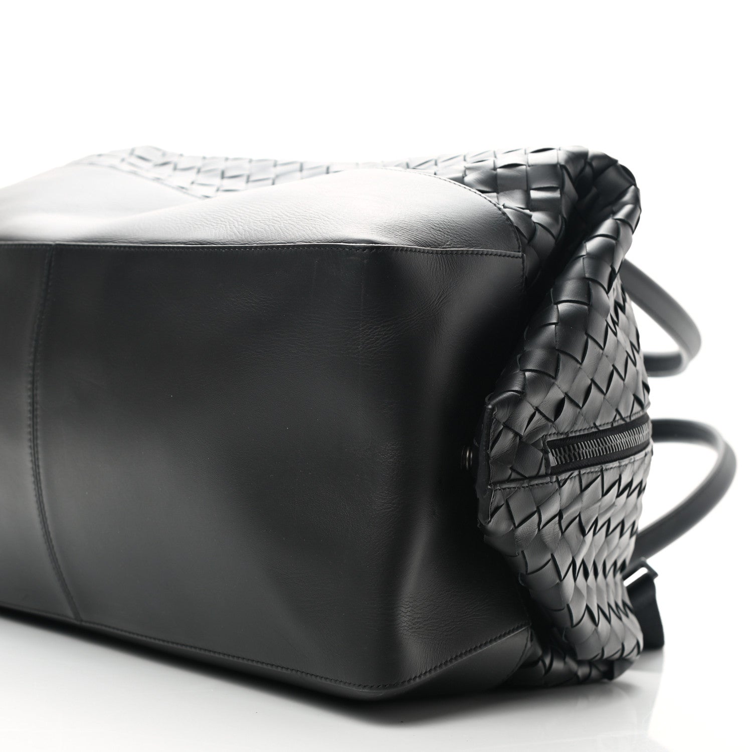 Bottega Veneta Nappa Intrecciato Maxi Convertible Tote Black 9 of 10