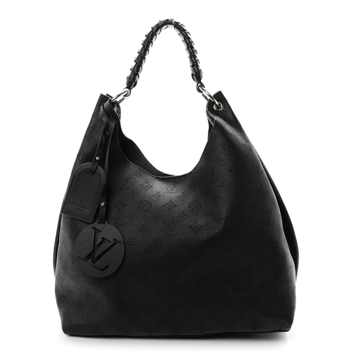 Louis Vuitton Mahina Carmel Hobo Black 1 of 9