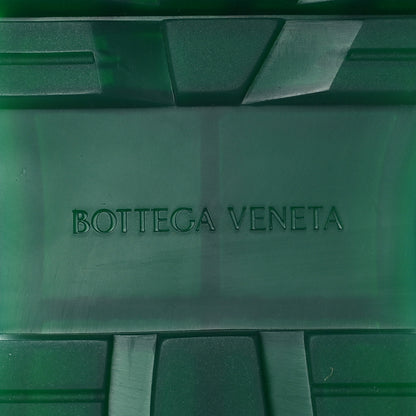 Bottega Veneta Calfskin The Tire Chelsea Boots 38 Black Green 6 of 7