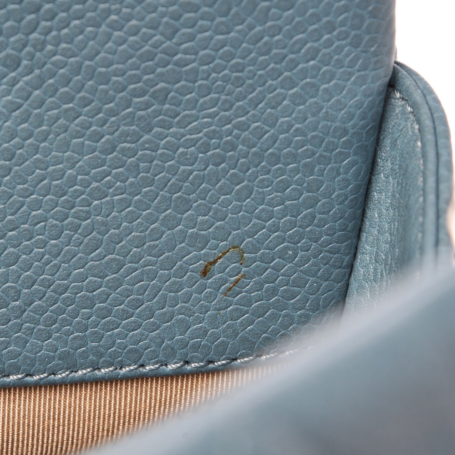 Chanel Caviar Quilted Timeless CC Tote Blue 13 of 14