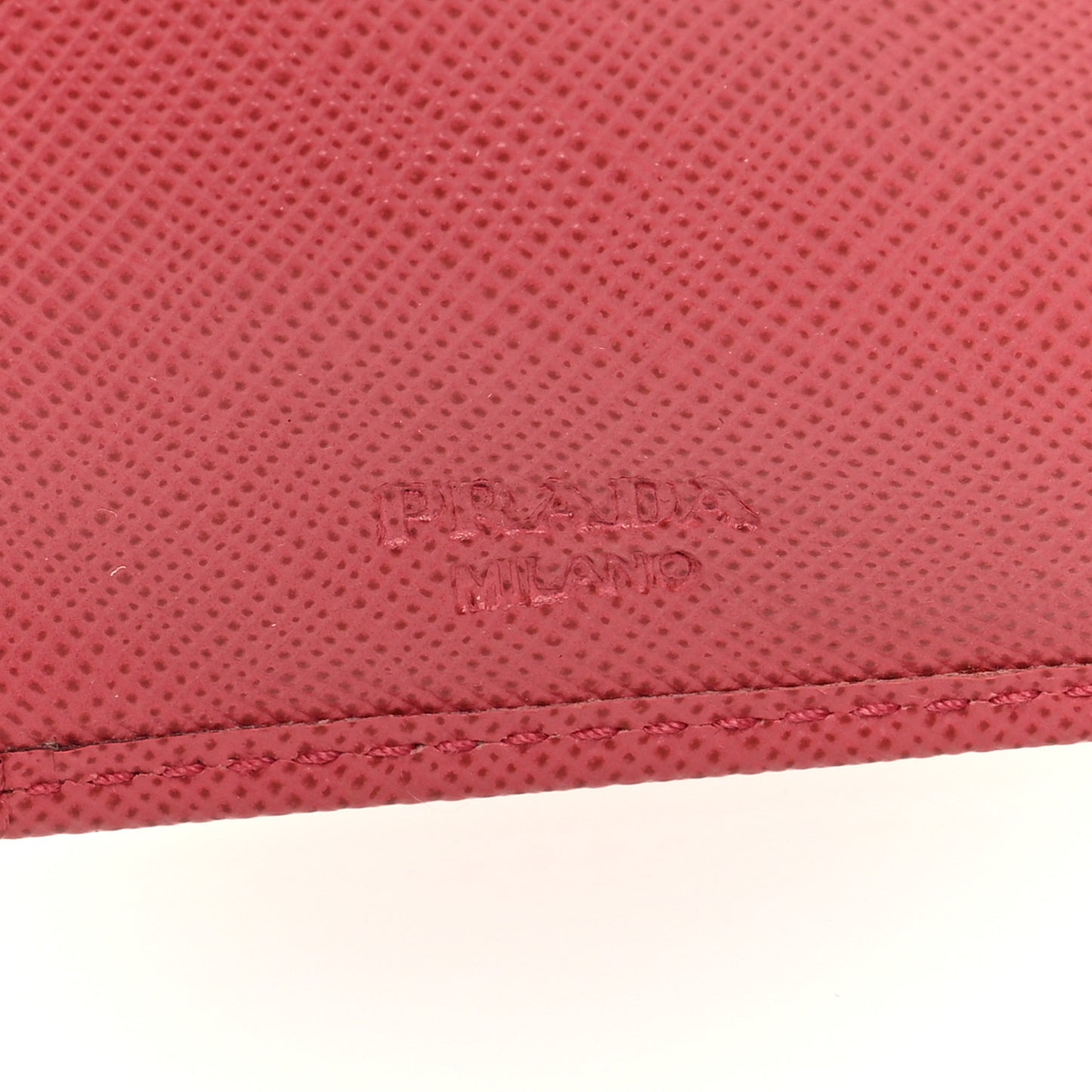 Saffiano Metal Compact Wallet Peonia