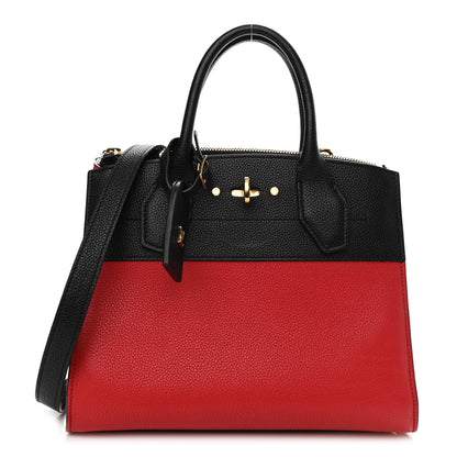 Louis Vuitton Taurillon City Steamer PM Black Rouge 1 of 9