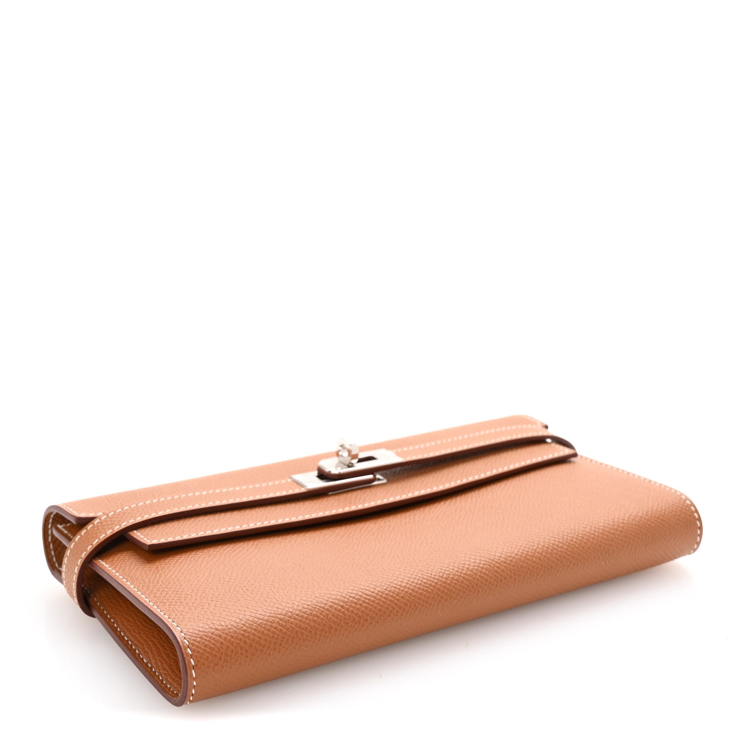 Hermes Epsom Kelly Longue Wallet Gold 4 of 6