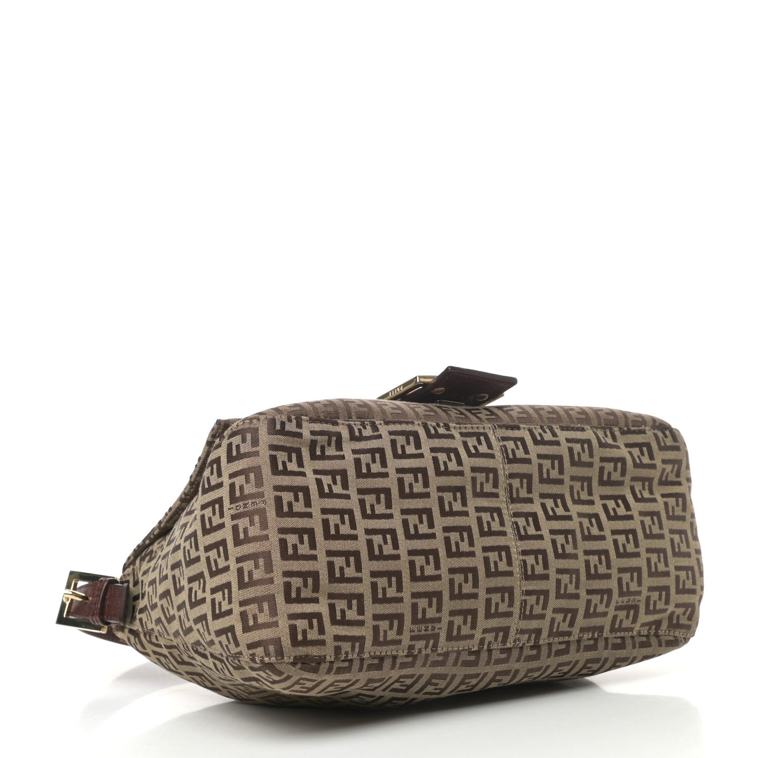 Fendi Zucchino Vitello Mama Baguette Mogano Panna Bruciato 4 of 8