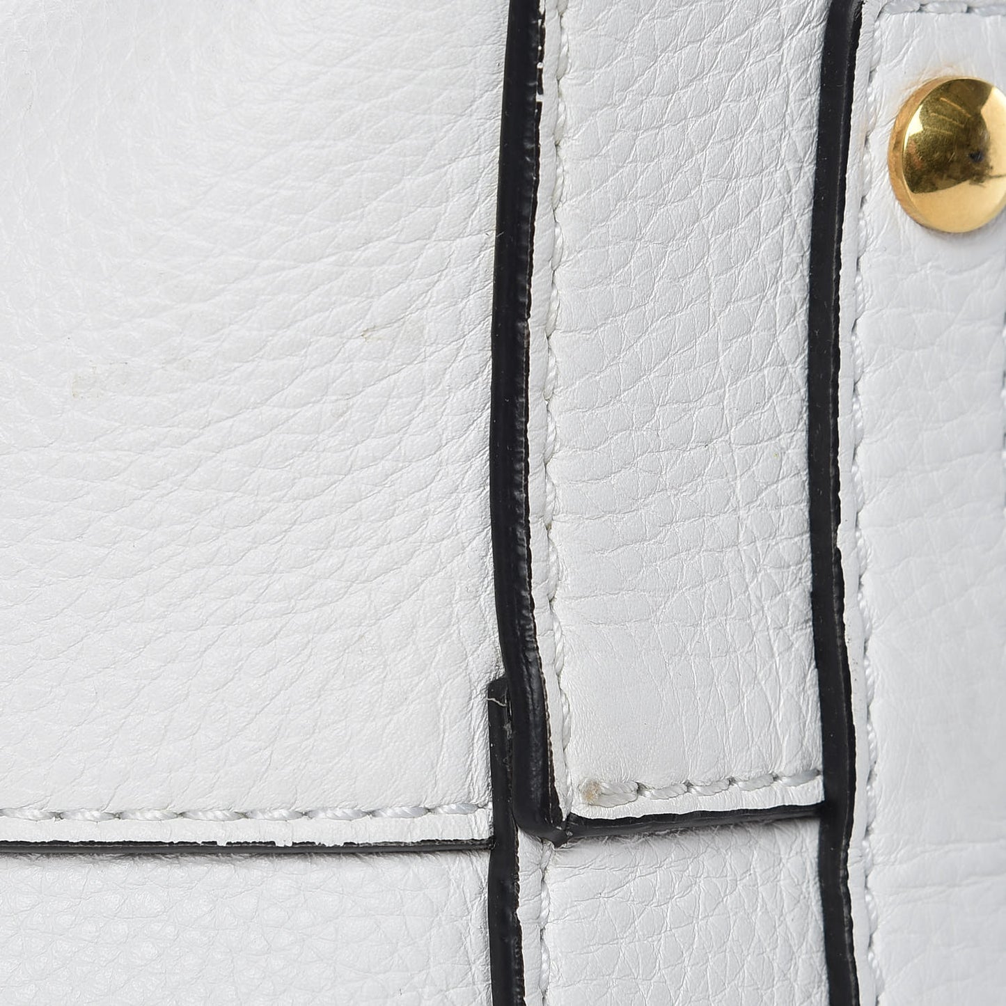 Soft Grain Calfskin Medium Belt Bag Chalk White