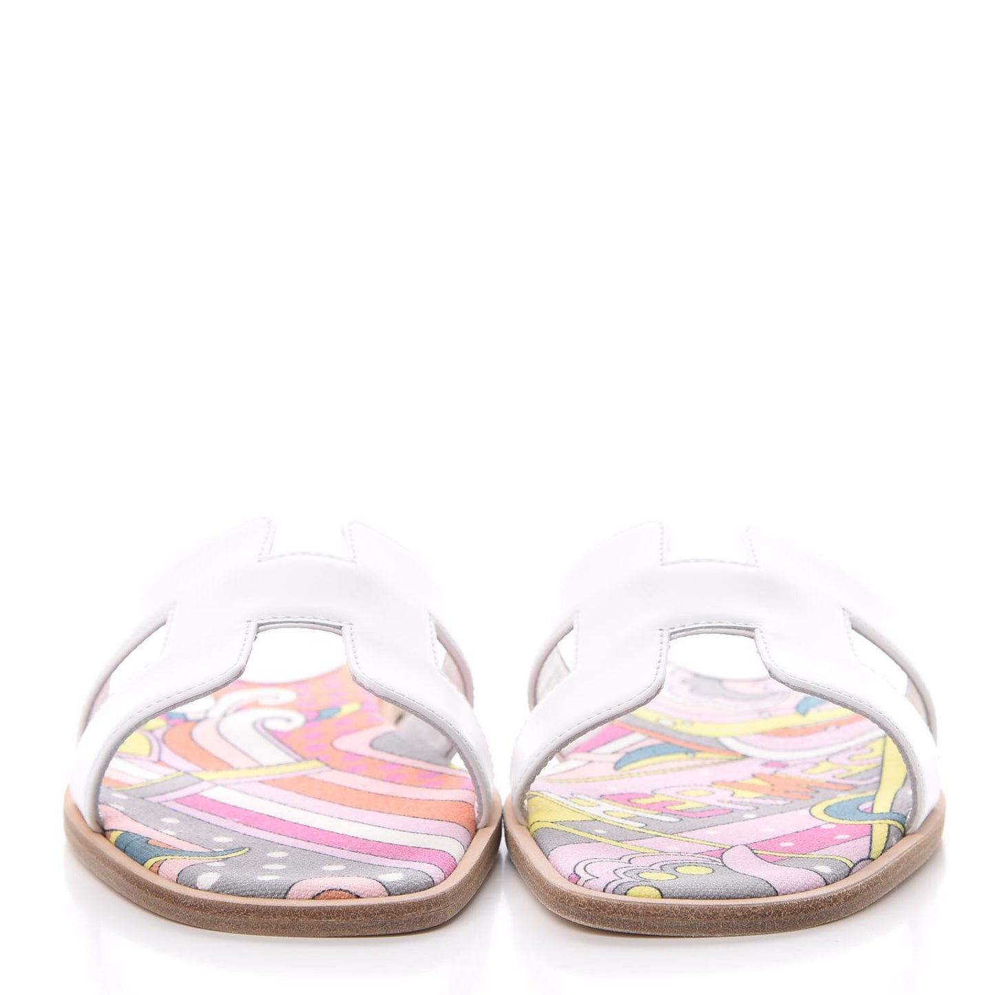 Faubourg Rainbow Oran Sandals 37 White Multicolore