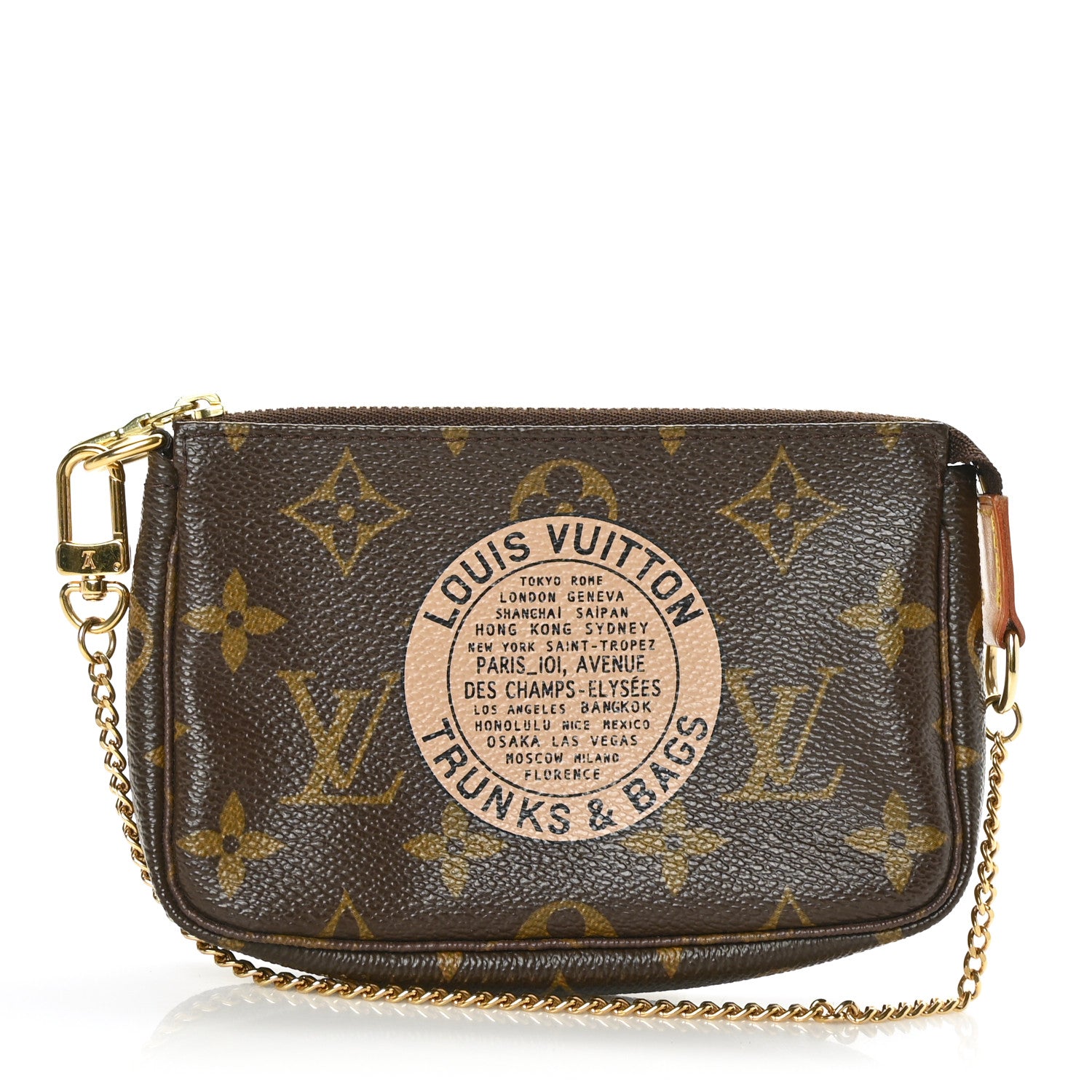 Louis Vuitton Monogram Complice Trunks and Bags Mini Pochette Accessories Beige 1 of 8