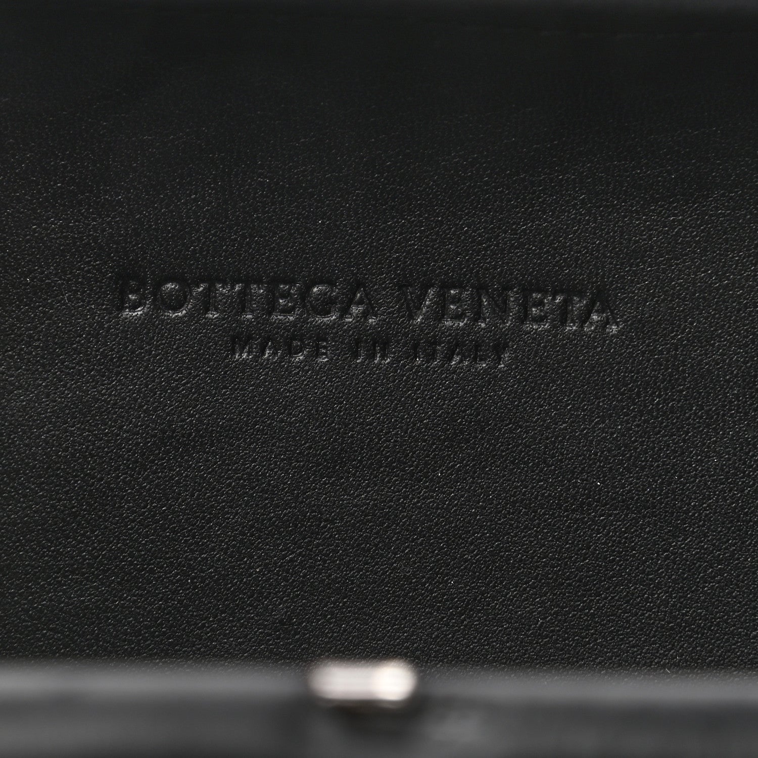 Bottega Veneta Calfskin Embossed Studded Knot Clutch Cioccolato 6 of 6