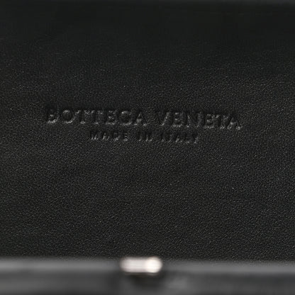 Bottega Veneta Calfskin Embossed Studded Knot Clutch Cioccolato 6 of 6