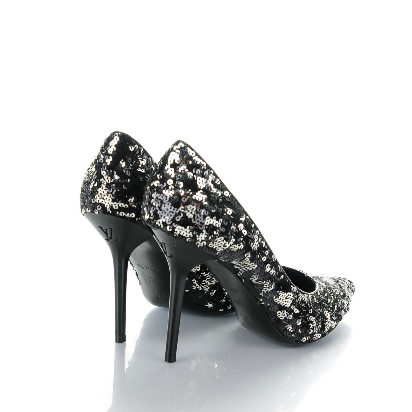 Sequin Liza Pumps 38.5 Black