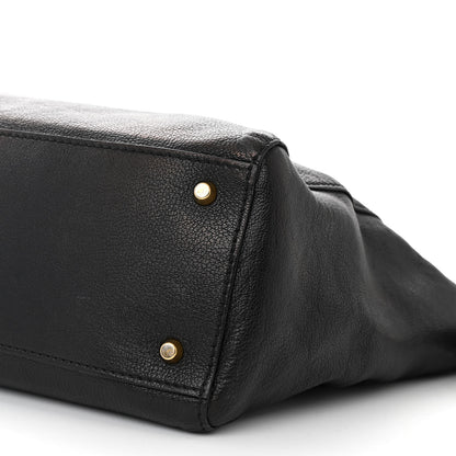 Christian Dior Goatskin DIORANGELES Tote Black 10 of 10