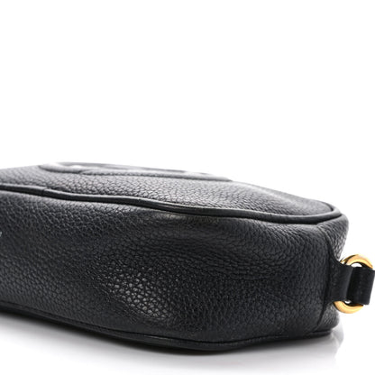 Gucci Pebbled Calfskin Mini Soho Disco Bag Black 9 of 12