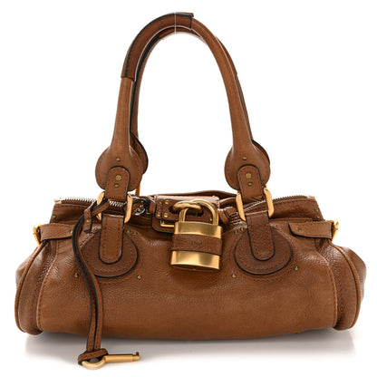 Chloe Calfskin Medium Paddington Satchel Tan 1 of 13