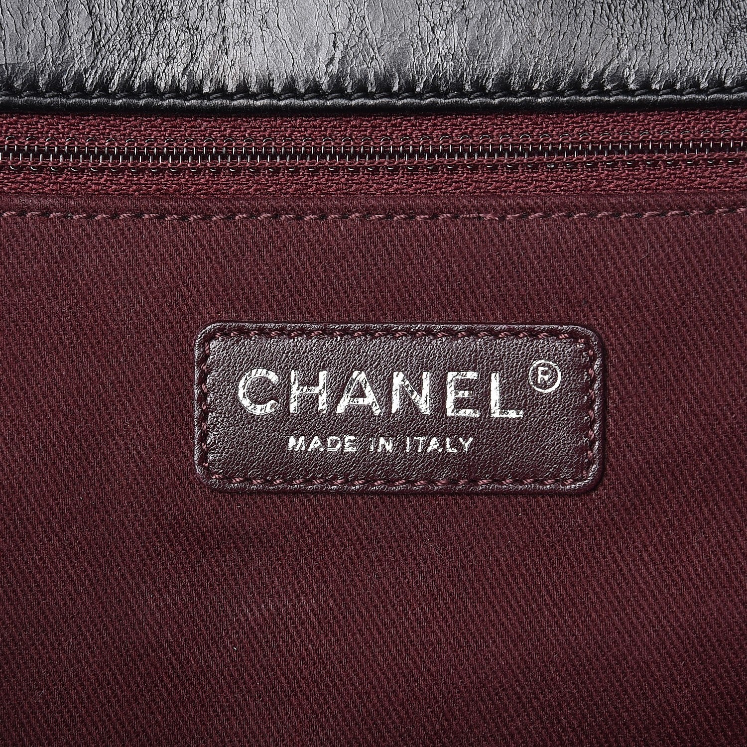 Chanel Glazed Calfskin Quilted Large CC Enchained Accordion Flap