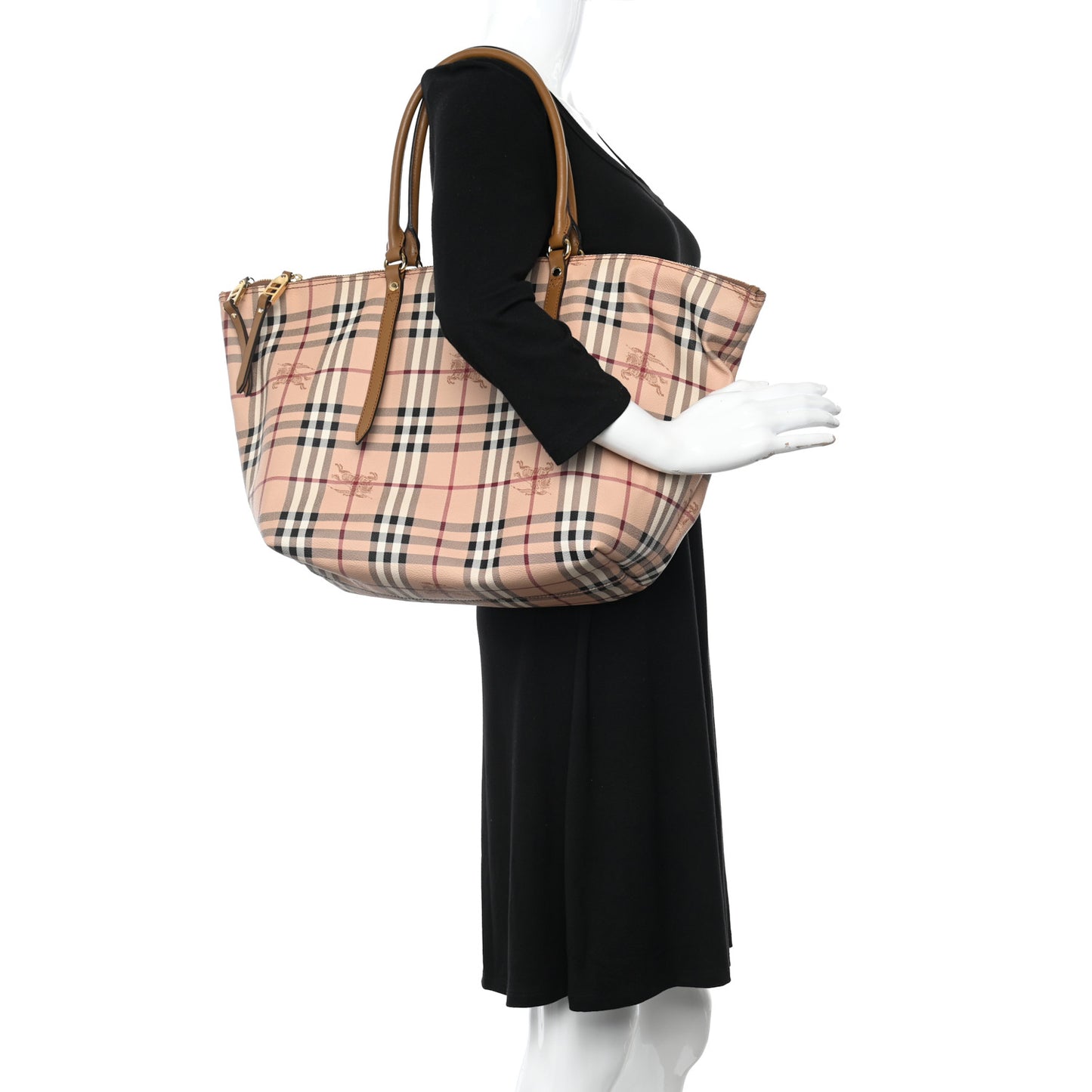 Haymarket Check Medium Salisbury Tote Camel